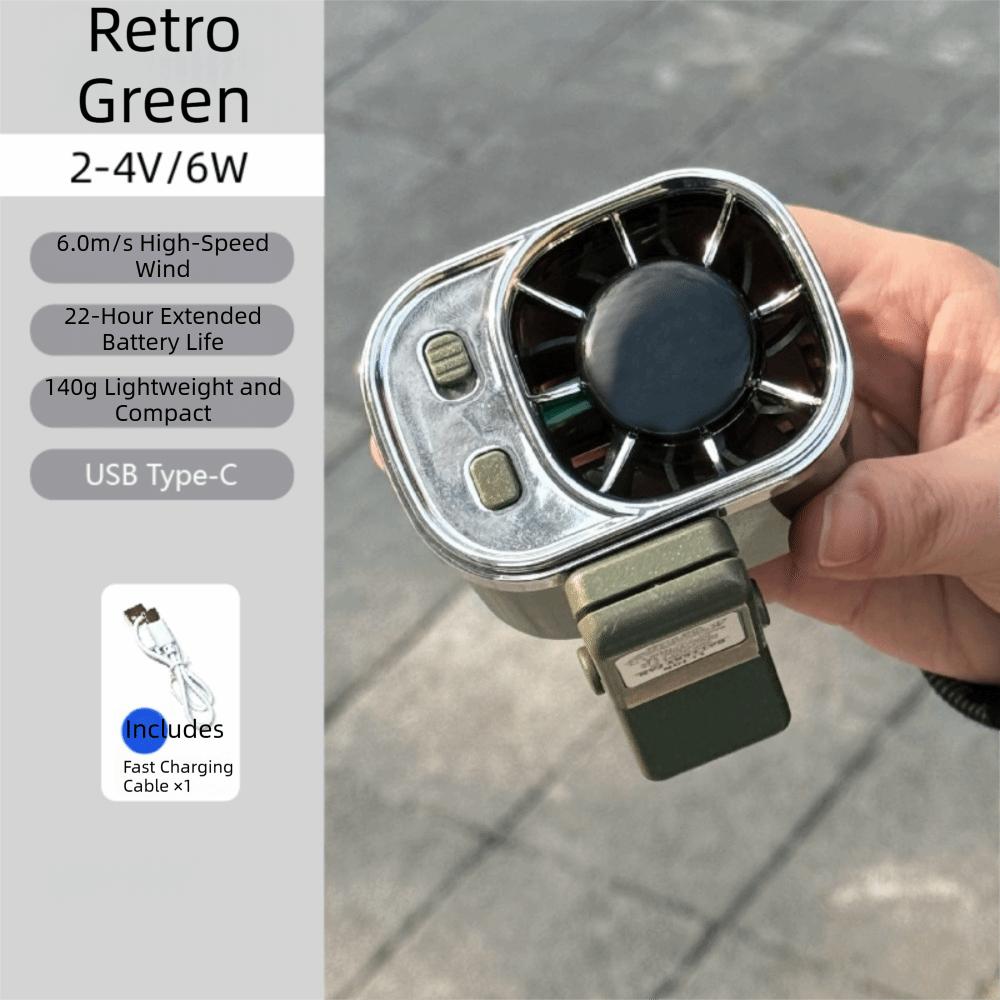 Rechargeable Battery USB Rechargeable Fan Soft Steady Airflow Portable Mini Fan Clip-On Fan  Travel