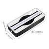 Magnetic Double Slot Food Wrap Dispenser Wall Mounted Space-saving Double-groove Cling Film Cutter Box Plastic Sliding Cutter