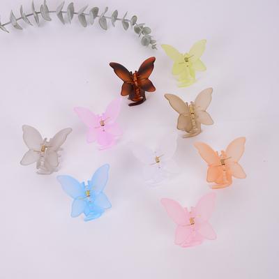 1 Stück neuer ultra-ätherischer Schmetterlingsclip, Haiklammer, Sommer-Haaraccessoire für Frauen, kleine Größe, Clip für den Hinterkopf