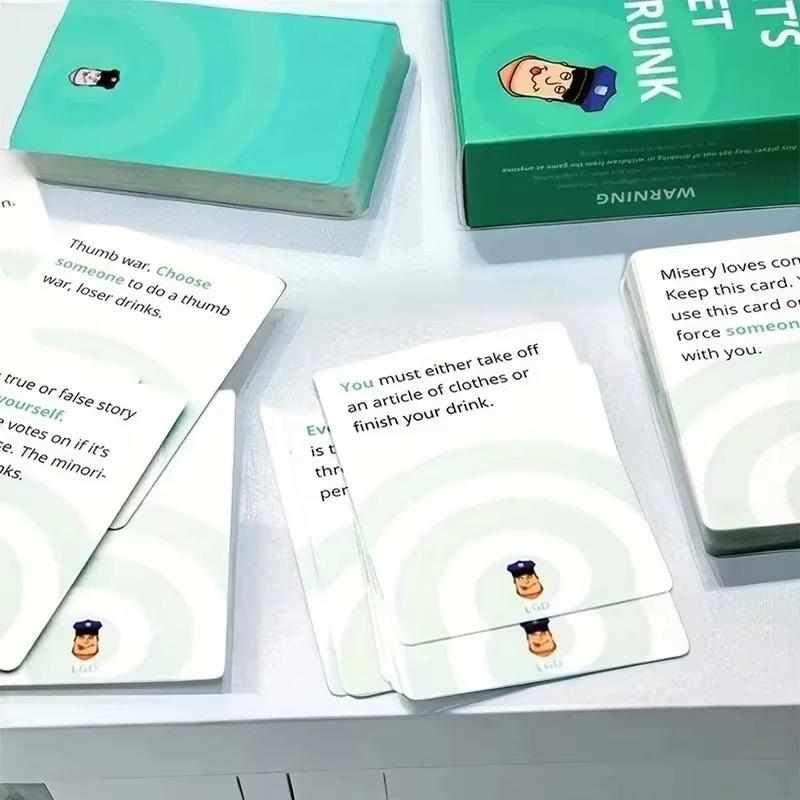 Party-Trinkkartenspiele, 88 Karten, Let's Get Drunk-Spiel für Paare und Erwachsene, aufregender Spaß, abenteuerliche Party-Date-Night-Ideen