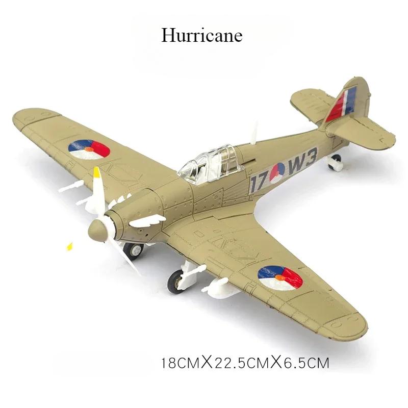 1/48 Seconde Guerre mondiale Américain Corsair Mustang Britannique Spitfire Hurricane Chasseur Allemand BF109 Kit Modèle d'Avion en Plastique à Assembler Jouet