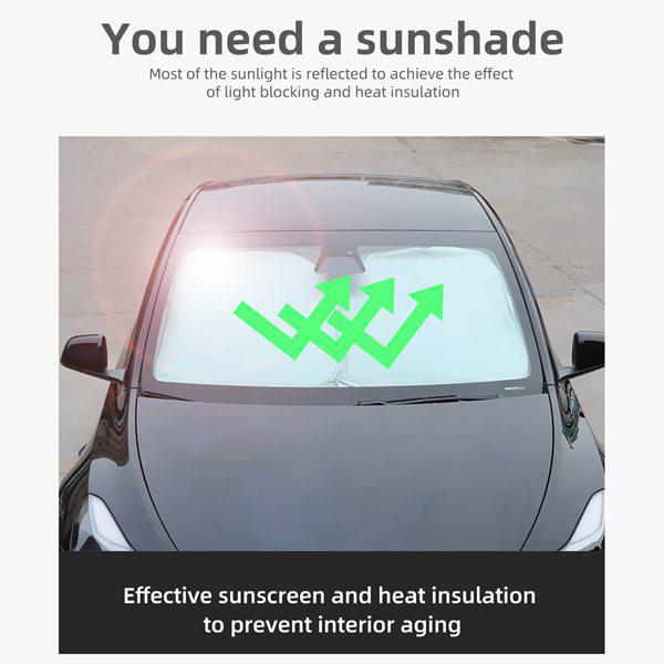 Tesla Model Y 2021 Rear Windshield Sunshade Curtain