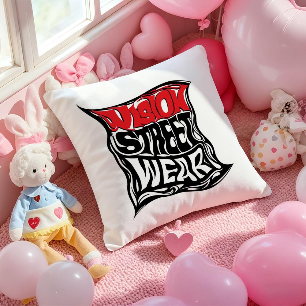 

V-Vision S-Street W-WearS Cushion Cover Pattern Printed Pillowcase for Living Room Sofa Cushion Cover & Bedroom Decor 12x12Inch