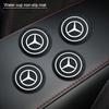 2Pcs Car Anti Slip Coaster Anti-noise Water Cup Pad Cushion Car Accessories For Mercedes Benz GLE63 CLS63 GLC63 W204 W205 C63 W212 W213 E63 W222
