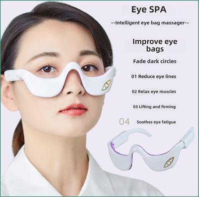 EMS Eye Massager: Red Light RF Beauty Device To Reduce Dark Circles and Enhance Skin Care