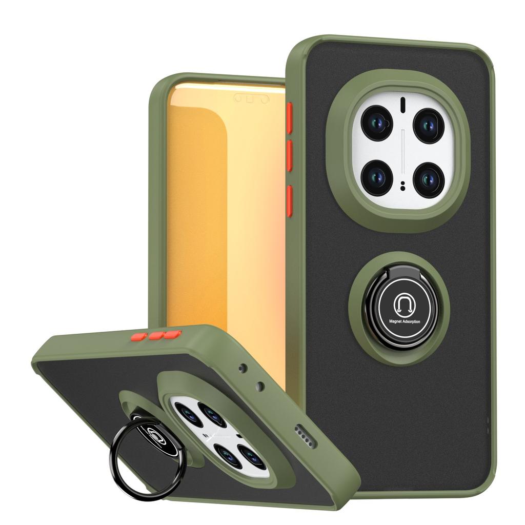 Matowe Magnetyczne Etui Armor Dla Huawei Honor Magic 7 Pro Uchwyt Pierścieniowy Etui na Telefon Magic7Pro Pokrowiec