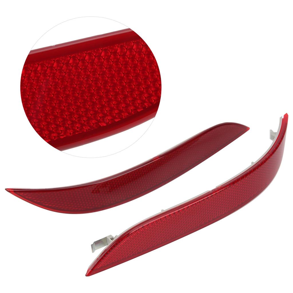 Pair Rear Bumper Reflector 63146915039 63146915040 Replacement Fit for E60 5‑Series 2003‑2007