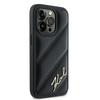 Karl Lagerfeld Klhcp14Lpqdsmgk Iphone 14 Pro 6.1 Czarny/Black Hardcase Diagonal Quilted Script