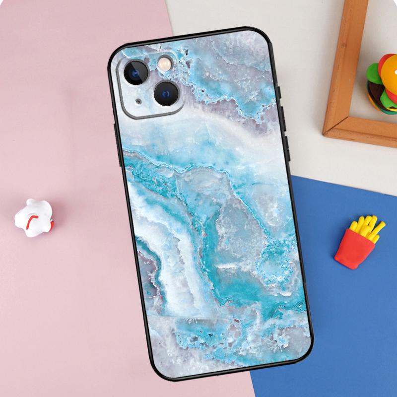 

Agate Gem Crystals Marble Pattern Phone Case For iPhone 16 Pro Max 11 12 13 14 15 Pro Max Mini 16e 15 16 Plus XR Cover Shell iPhone 11Pro MAX