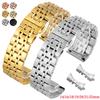 Cinturino per Orologio Curvo in Acciaio Inossidabile Massiccio per Tissot Fibbia a Farfalla Cinturino 14/16/18/19/20/21/22mm Braccialetto Universale in Metallo