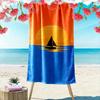 Sunset Sailboat On Ocean Beach Towel Quick-drying for Travel Outdoor Sports Jogging Beach and Swimming