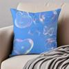 Colorful And Diverse Soap Bubbles Cushion Cover Pillowcase Antidustmite Invisible Zipper Short Plush Sofa Cushion