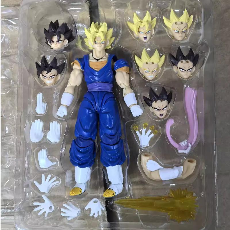 

Shf Dragon Ball Super Saiyan Vegito Articulated Action Figure Featuring Replaceable Heads Hands Collectible Anime Present Designed For Fans