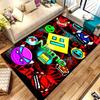 Custom Personalization Geometry Dash Area Rug - Perfect For Kitchen, Bathroom,Laundry Room Decor Large Size Available,Gift All Seasons