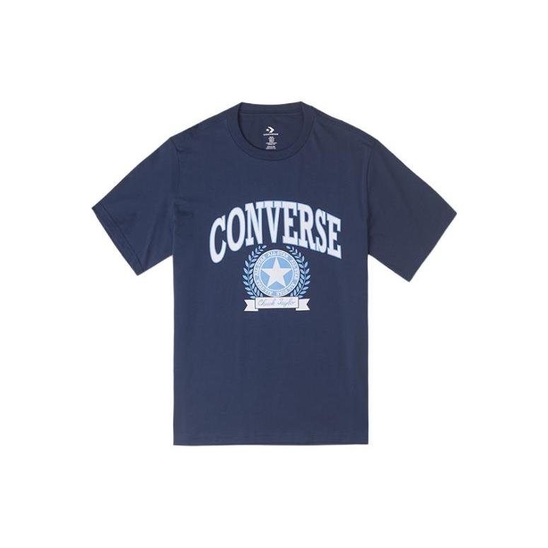Converse Retro Collegiate Graphic T-Shirt Asia Sizing  Blue  Men s 10025275-A02 M