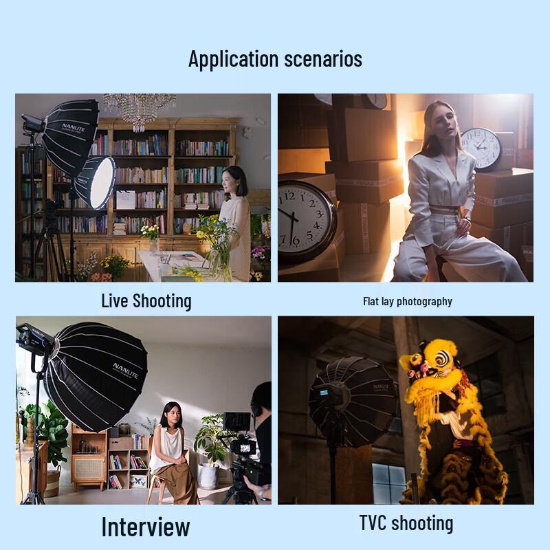 NANLITE FC-120B Bi-Color COB LED Photography Light Kit