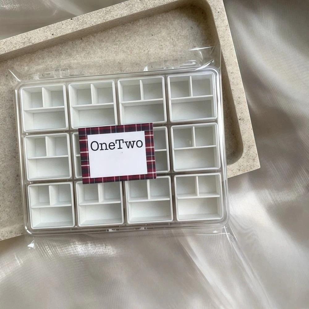 Compartment 36 Grids Nail Art Storage Box Transparent Jewelry Storage Box  for Nail Accessories