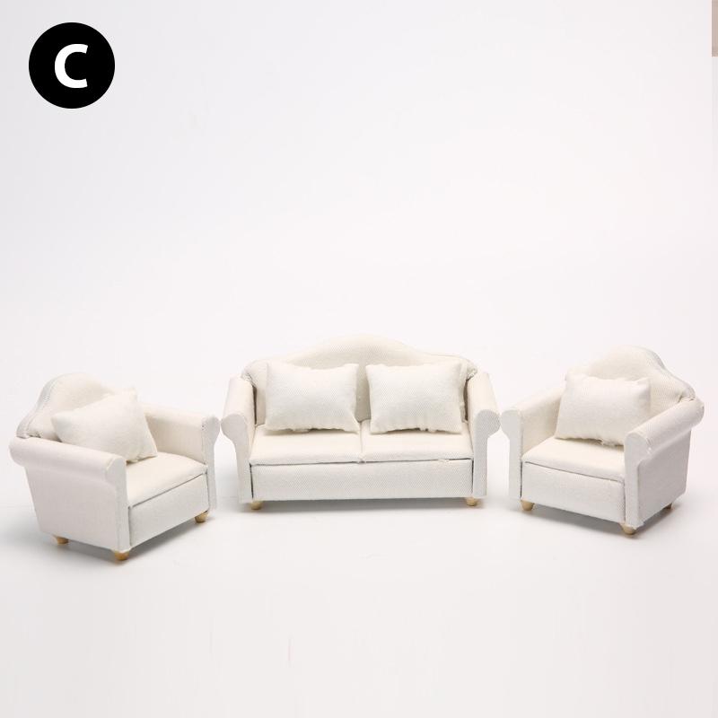 Mini Cute Sofa Pillows For Dolls Children Simulation Dollhouse Furniture Toys 1:12 Miniature Doll House
