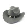 New artificial schammy Western Cowboy Hat For Men Gentleman Jazz Hats Panama Cowgirl Hat Sombrero Hombre