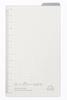 Iroha Publishing Underlay Sheet for SUNNY LIGHT NOTEBOOK A6 Modified Dot Made In Japan [gray] (A6 Size) Grid, Gray, Plain, LSLX-01