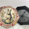 1PC rabbit floral Automatic Open/Close Umbrella Compact Folding Umbrella with 8-Rib Shaft lightweight esign, Highquality Fabric1159A