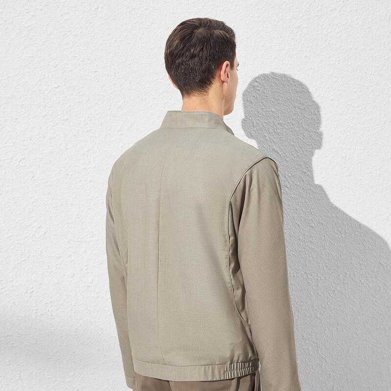 Shanshan Men's Business Casual Stand-Collar Jacket