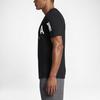 Jordan Alphabet Logo Print Short Sleeve T-shirt Men Tops Black BQ5093-010