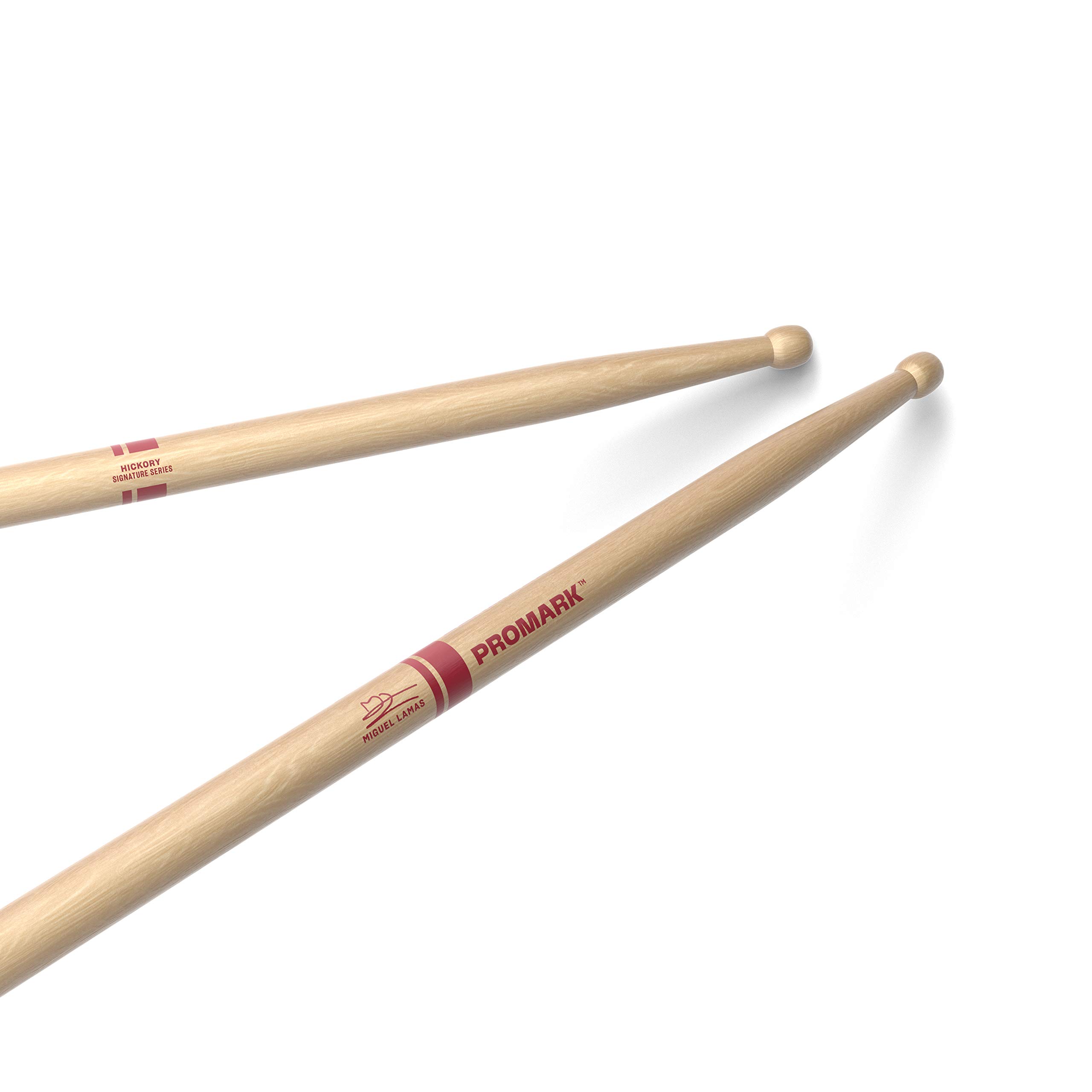 

PROMARK Drumstick Signature Series Miguel Lamas Hickory Large Round WoodTip TXMLW x (404,5 14,6 мм) []