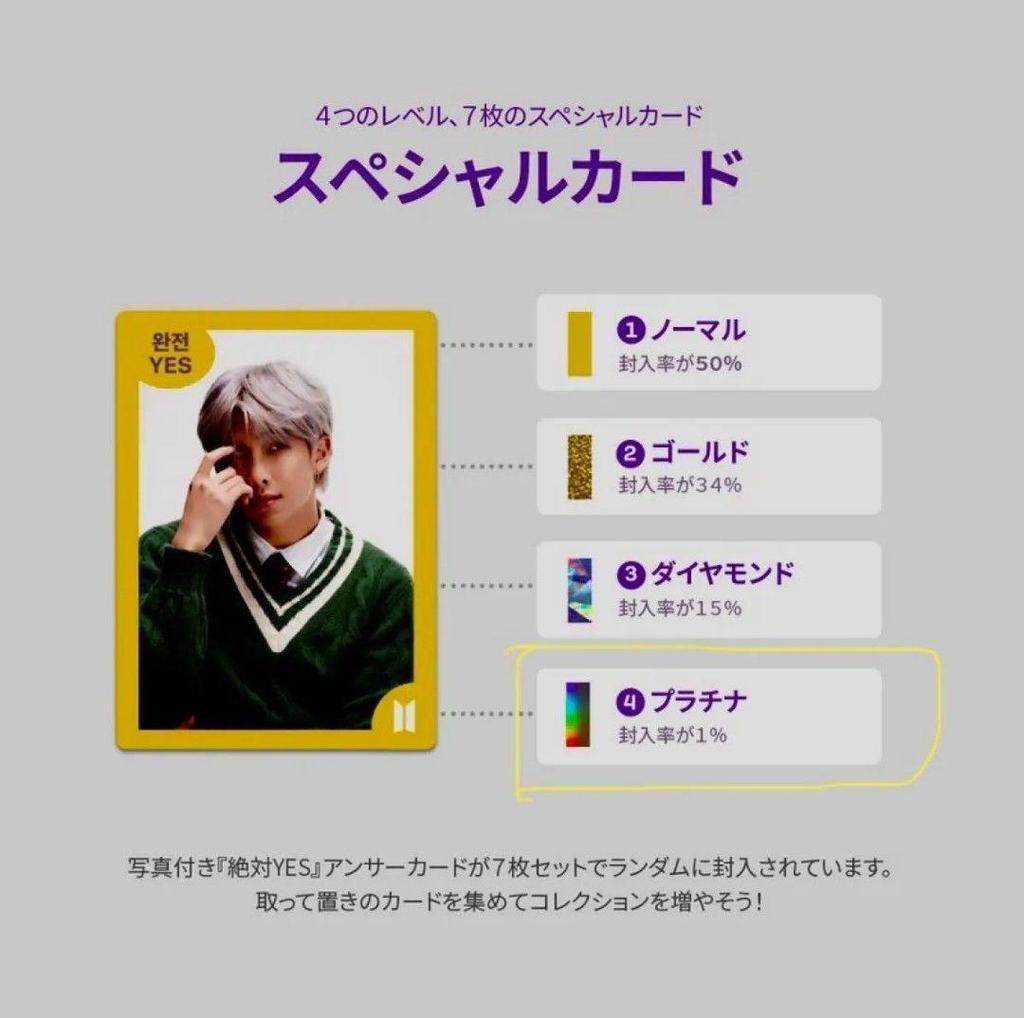 [USED] Jimin Platinum Super Rare BTS What!? Are you a BTS fanatic?