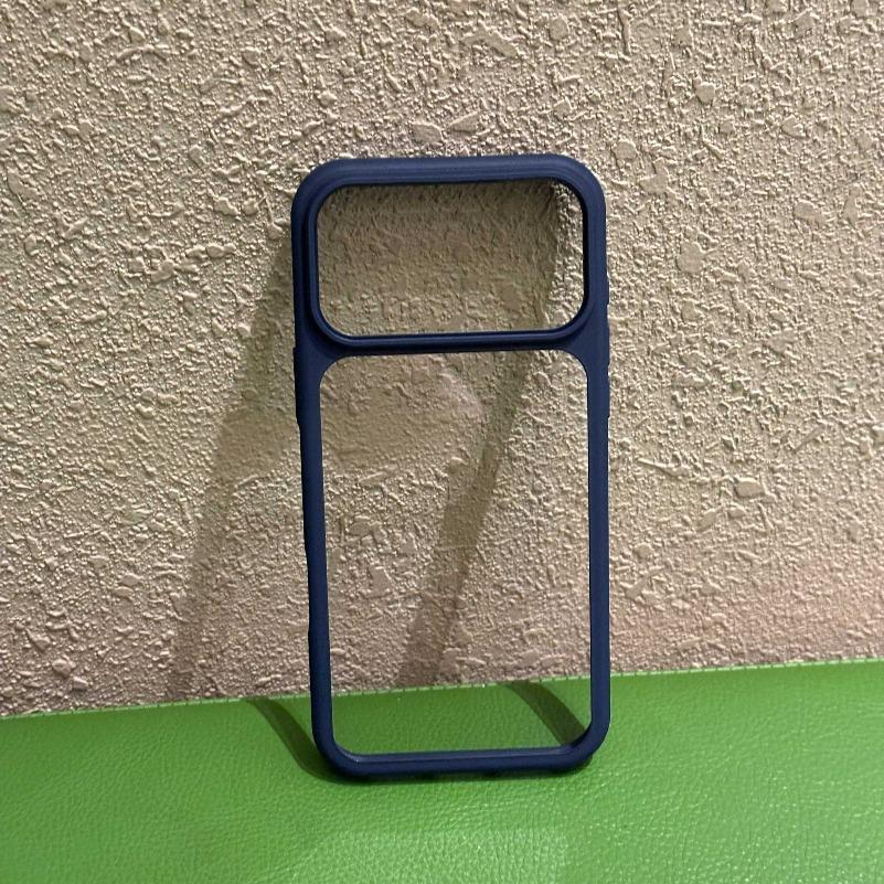 Luxury Acrylic Transparent Backboard Phone Case For iPhone 17 16 15 14 13 12 11 Pro Max Clear PC TPU Hybird Shockproof Cover