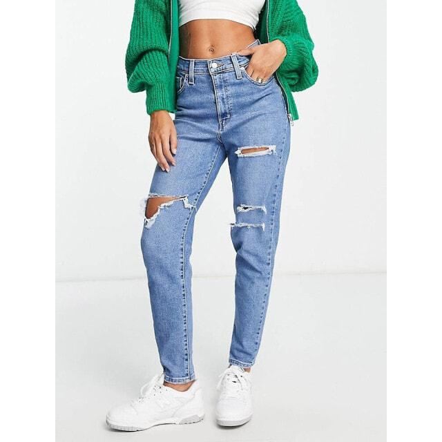 

Синие джинсы с завышенной талией Levi's