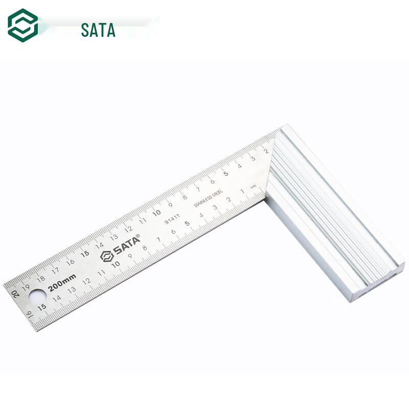SATA 91411 Stainless Steel Angle Square 200mm