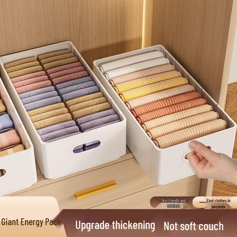 Underwear and Clothing Organizer Box for Drawers