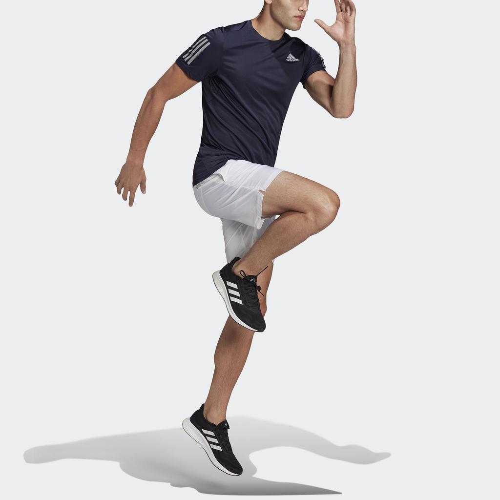 Adidas Own The Run Tee Short Sleeve Running T-Shirt Men Tops Legend-Ink-Blue HB7438