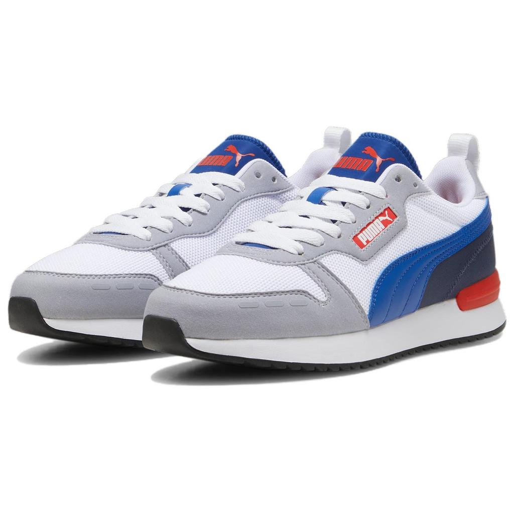 Puma R78 Comfortable Sports Low-Top Lifestyle Shoes Unisex sneaker White Gray Blue 393910-06