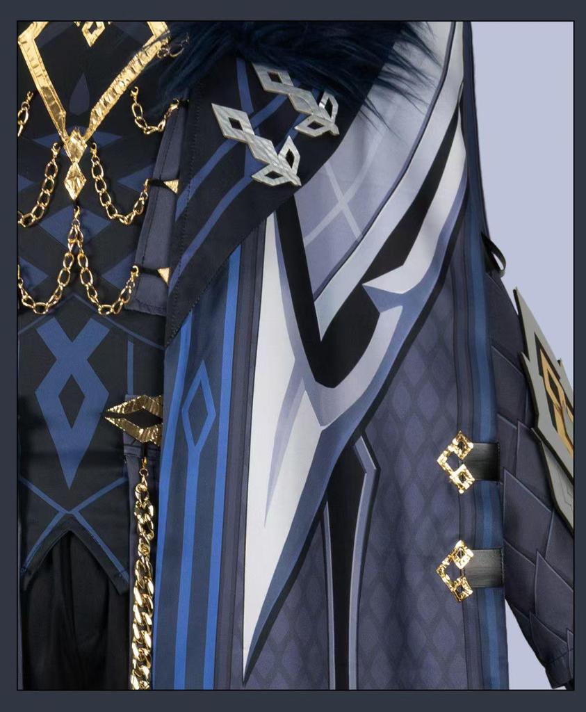 Costume Cosplay Capitano Harbinger Fatui - Tenue du Jeu Genshin Impact