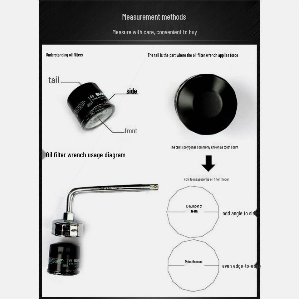Deutscher Autoschraubenschlüssel für Ölfilter: Kappenartiges, Schalenartiges Entfernungswerkzeug.