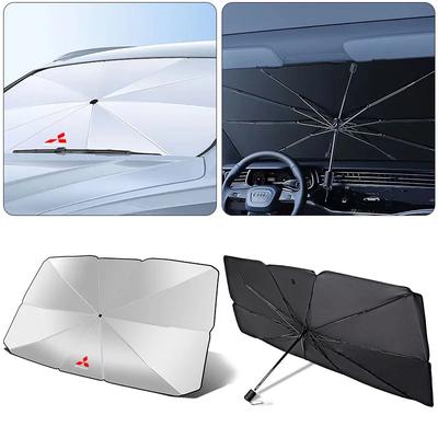 Protetor Solar Guarda-chuva para Para-brisa de Carro Dobrável Para Outlander Lancer 10 ASX RALLIART Eclipse L200 Pajero