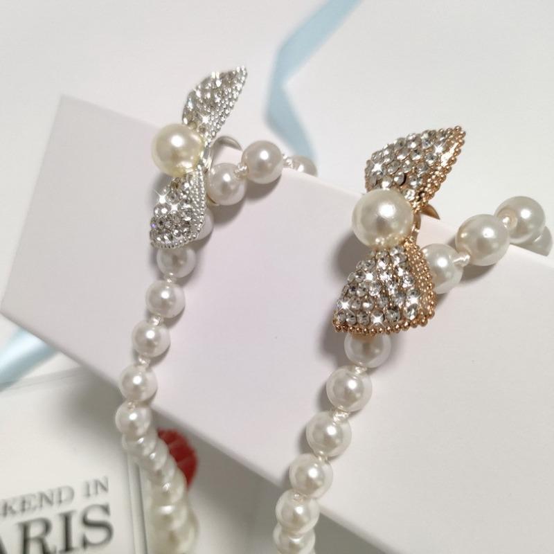 Mary Korean style pearl waist chain women's belt fashion dress decoration rhinestone beaded waist sash