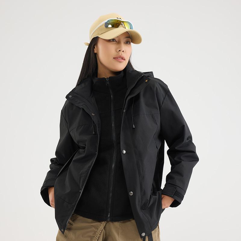 

Куртка в горном стиле «три в одном» со съемной подкладкой из графена, супермягкая куртка для альпинизма, теплая и ветрозащитная, комплект из двух предметов 4XL