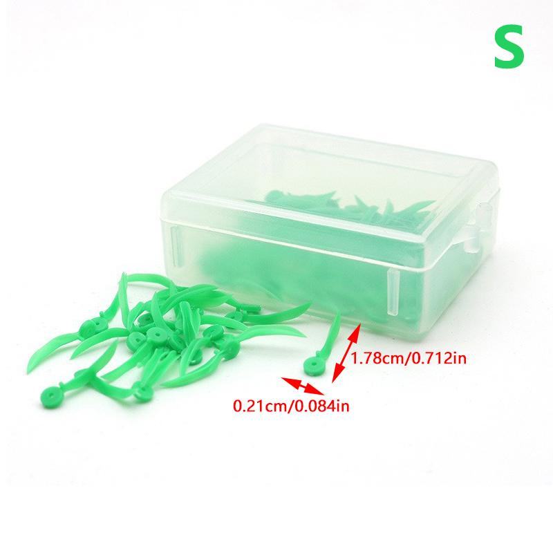 

100 шт. Стоматологические клинья Запасной клин для секционной матричной системы с отверстием Одноразовые пластиковые клинья XS/S/M/L Стоматологический продукт S