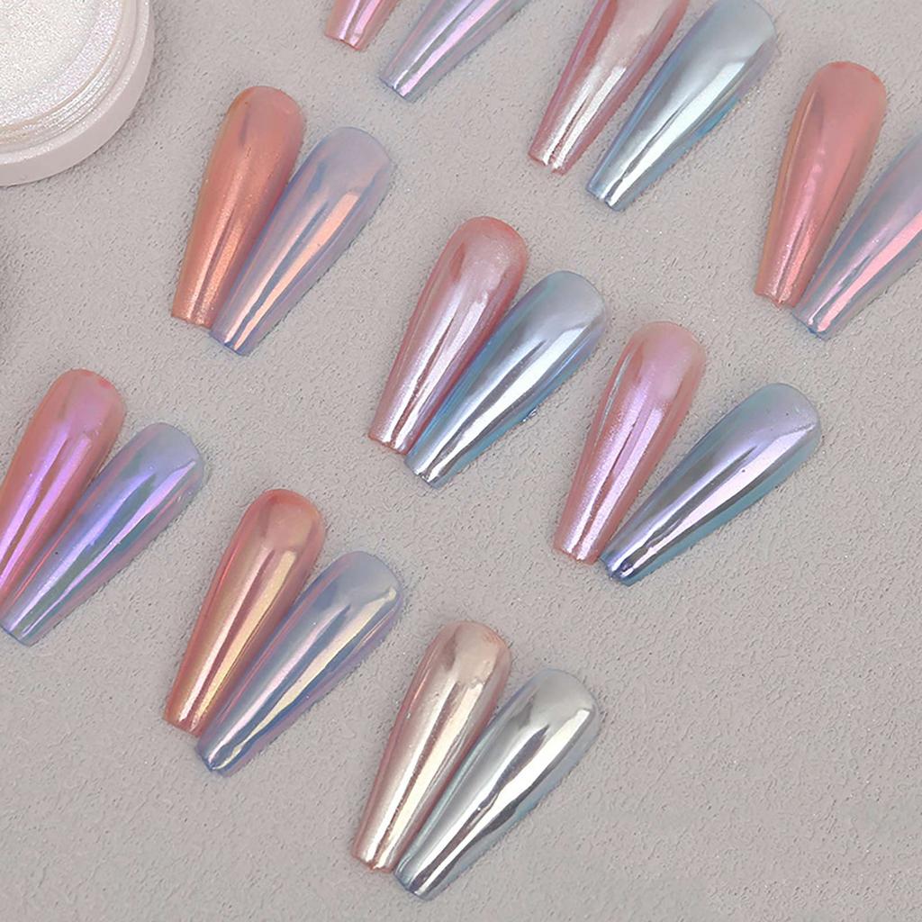 Speilpulver Neglesalong Spesial Flash T-pulver Solid Solbriller Neglelakk Neglelakk Gel Speil