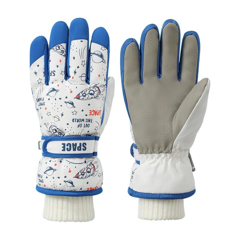 Cheap Fleece Lining Thermal Kids Bike Riding Hand Warmer Ski Winter Little Boys Gloves S