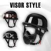 Vintage Motorcycle Cruiser Helmet Open Face Helmet Half Helmet Motorcycle Germany Face Safety Helmet Retro Scooter