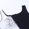 Punk Style Patchwork Tank Tops Aesthetic Letter And Graphic Print Women Crop Top Color Blocking Sleeveless Streetwea
