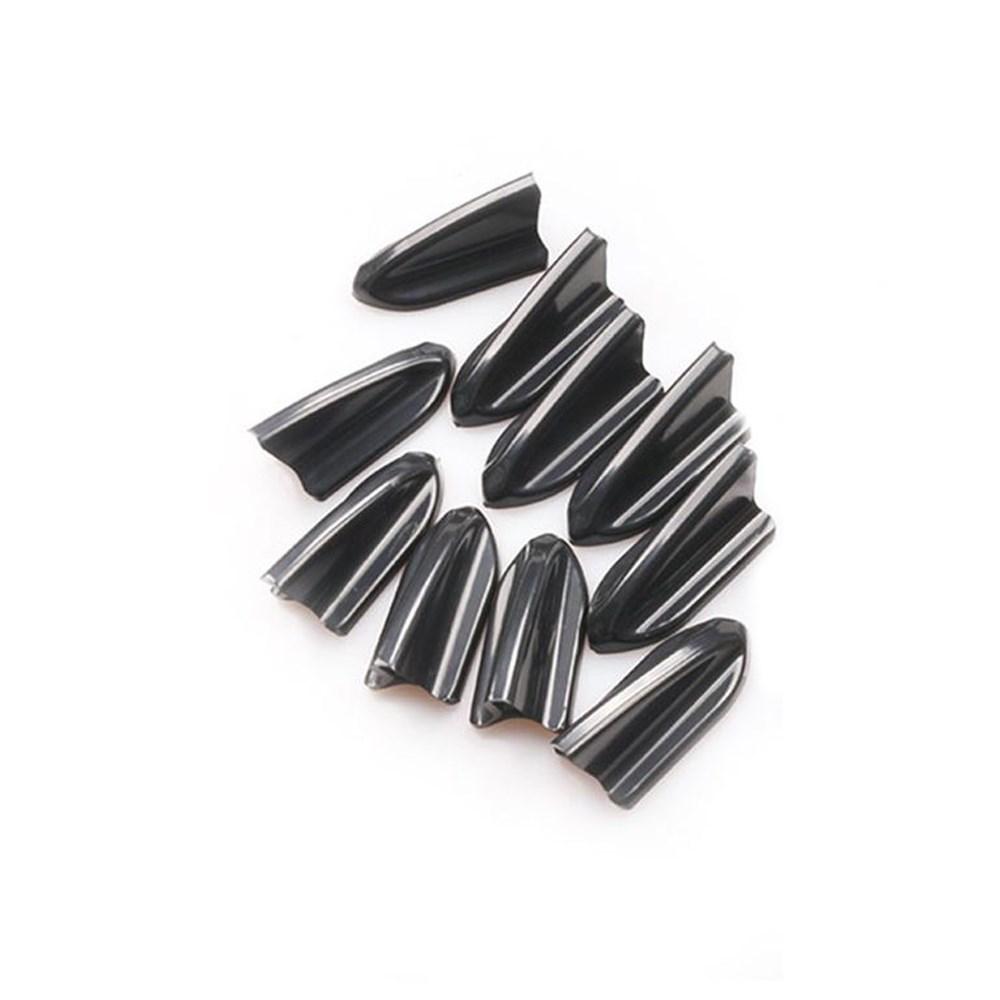 

Универсальные черные автомобильные принадлежности, детали для ремонта, украшение хвоста автомобиля, бампер, плавник акулы, черный ветровой нож, хвост, аксессуары для модели автомобиля