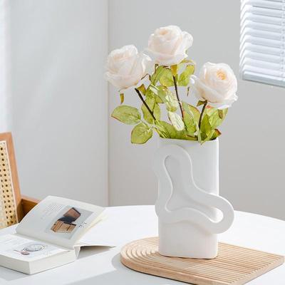 Artistic Ceramic Vase - Elegant Living Room Decoration for Flowers & Home Arrangements
