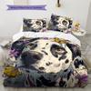 Dalmatian Pattern Bedding Home Decoration Birthday Gift (1 * duvet cover + 2 * pillowcase, without core)