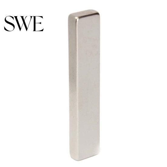 1 Adet 50x10x5mm Süper Güçlü Nadir Toprak Neodimyum Uzun Çubuk Blok Motor Mıknatısı