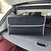 Foldable Felt Storage Bag for Car Trunk Collapsible Trunk Organizer for Travel Supplies Multi-Purpose Cargo Storage Box